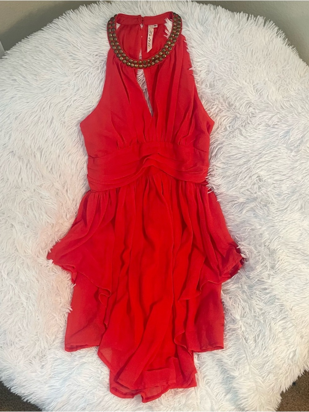 Asymmetrical Formal Wedding Prom  cocktail dress